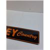 Image 3 : Harley Country Metal Sign  - 24" x 5"