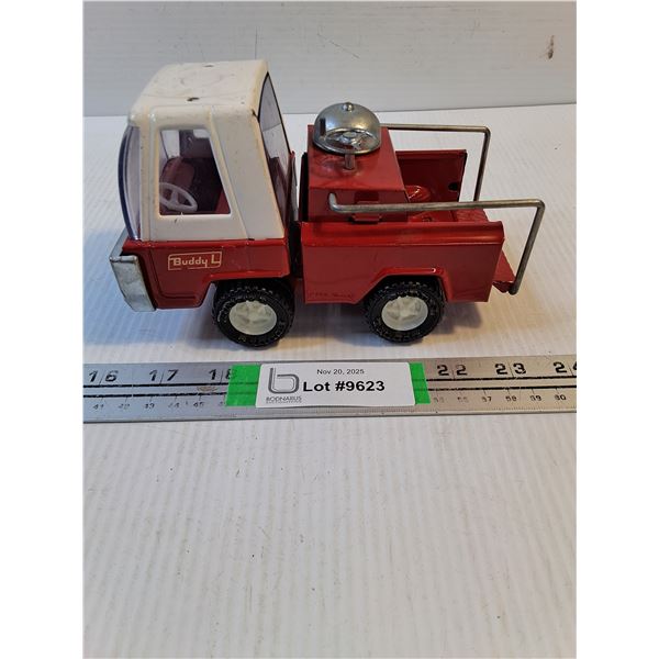 Vintage Buddy L Fire Truck-6.5" long