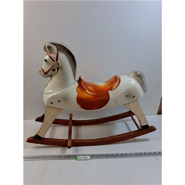 *Vintage Child's Rocking Horse-"Harry the Hairless Horse"
