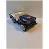 Image 2 : Vintage Tonka RCAF Model Jeep  in Tin Plate and White Plastic-10" long