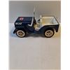 Image 5 : Vintage Tonka RCAF Model Jeep  in Tin Plate and White Plastic-10" long