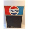 Image 4 : Vintage Tin Pepsi Menu Board-19"x27"