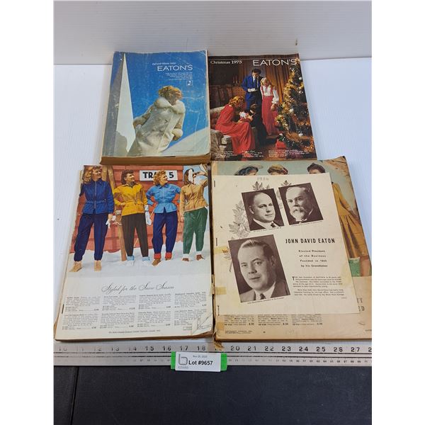 (4) Vintage Catalogs: Eatons & Simpsons