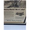 Image 2 : Vintage Massey Harris Advertisement in Frame - 13.5" x 16.5"