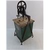 Image 4 : Vintage Hand Crank Butter Churn - 19.5x9x9" - Pickup Preferred