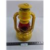 Vintage Dietz #8 Air Pilot Red Glass Oil Lantern - 13.5" High x 7.5" Diameter