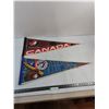 (2) 30" Long Pennants (Toronto Blue Jays & Team Canada Hockey)