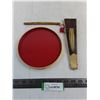 Image 1 : Ethnic Decor - Fan, Letter Opener, Tray Plate