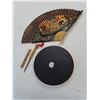 Image 2 : Ethnic Decor - Fan, Letter Opener, Tray Plate