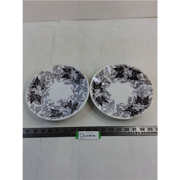 (2) Bryonia Ceramic Plates