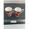 Image 1 : (2) "Butchart Gardens" English Fine Bone China Tall Tea Cups