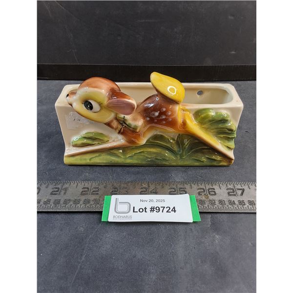 Vintage Shafford Ware Bambi Ceramic Napkin Holder