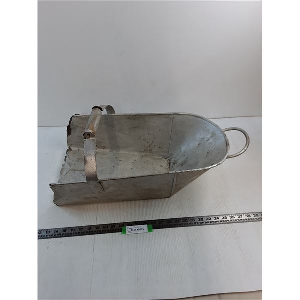 Metal Fireplace Wood Pile Container - 24x13x11" - Pickup Preferred