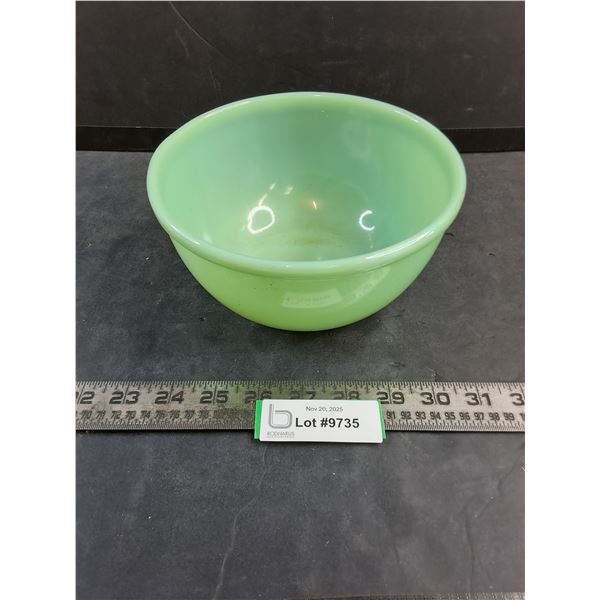 Vintage Jadeite Glass Mixing Bowl