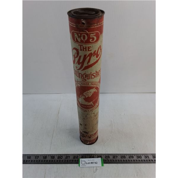 Vintage "The Pyro #5 Extinguisher" - Used - 16" Length