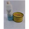 Image 2 : Vintage Sno-Jet Gas Line Antifreeze Partial Bottle, Vintage Simoniz Car Wax - Pickup Only