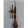 Image 2 : Antique Large Wooden Screwdriver - 20" Length, Antique Wooden Scribe