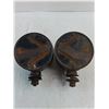 Image 2 : Antique Pair of Vehicle Arrow Safety Dual Visor Turn Signals