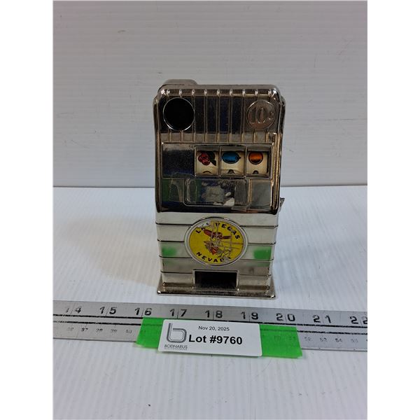 Jackpot Coin Bank - Some Wear - 5.5" x 3.5" x 4"