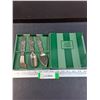 Image 1 : The Bombay Co Cheese Serving Utensil Set - Plated Silver on Zinc