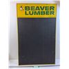 Image 1 : # Vintage Beaver Lumber Chalkboard - 24" x 38" - Preferred Pick-Up
