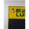 Image 2 : # Vintage Beaver Lumber Chalkboard - 24" x 38" - Preferred Pick-Up