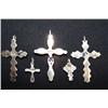 Image 5 : FIVE NAVAJO SILVER CROSSES
