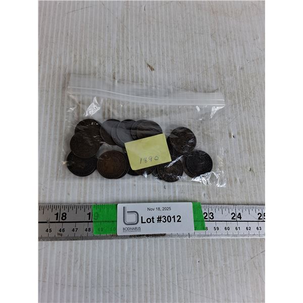 Coin Collector Item- Antique 1890 'one Cent'