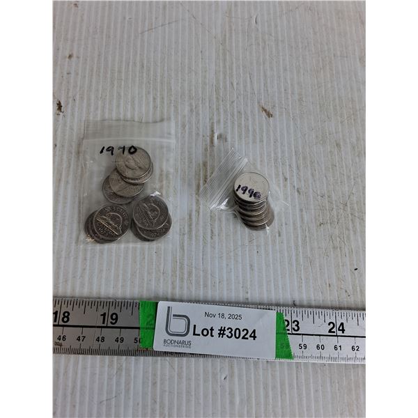 1970-1990 Canadian Nickels