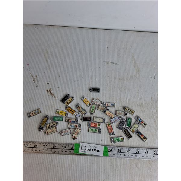 War Amp Key Tags 1949-1989