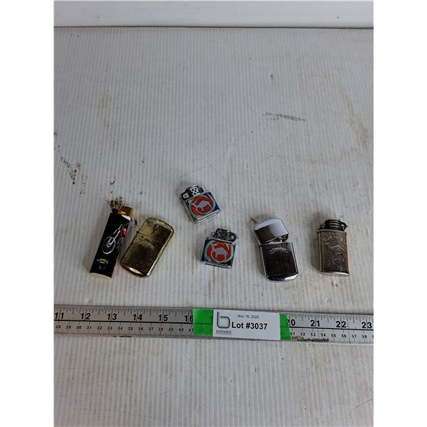 Various Camel Lighters Up to 3"