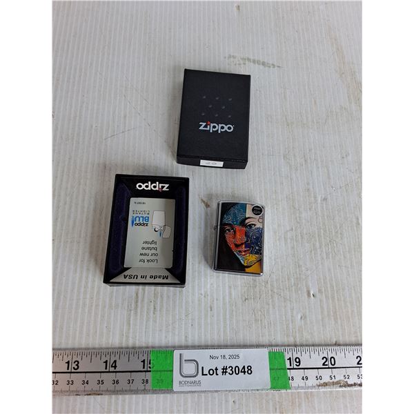 2" Zippo Lighter- Artistic Face