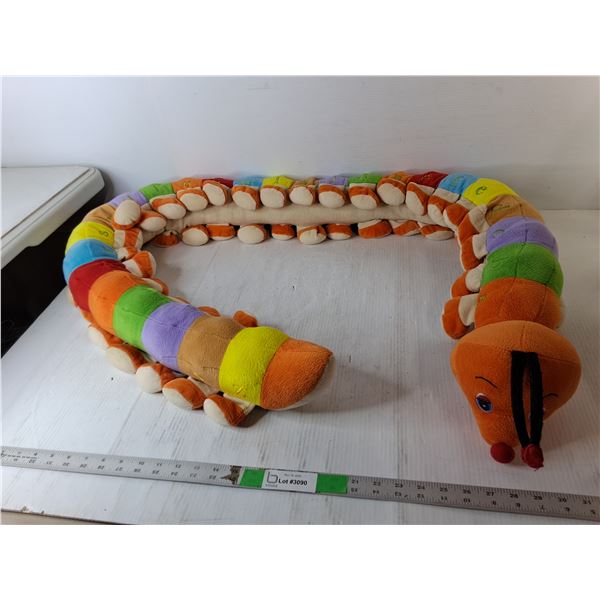 Alphabet Caterpillar Stuffie Approx. 74", Pickup Preferred