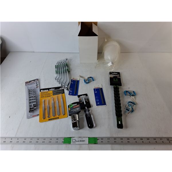 External Star Socket Set, Aluminum Socket Rail, Nut Driver, Misc.