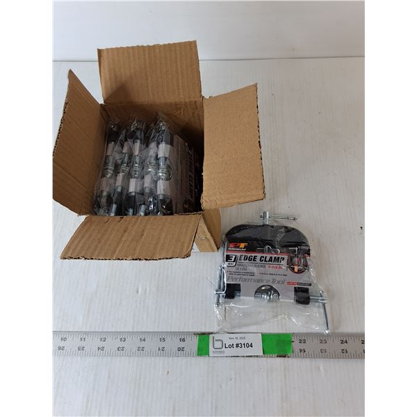 (6) Edge Clamps, NIB