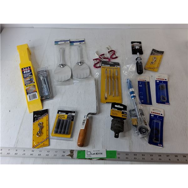 Swivel Head Ratchet, Pry Tool Spudger Set, Socket Adapter, Misc.