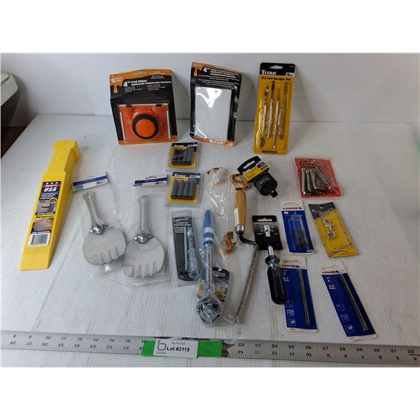 Hex Key Set, Swivel Head Ratchet, Socket Adapter, Misc.