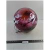 Image 1 : Large Art Glass Hand Blown Orb - 11" Diameter - Pickup Only