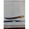 Image 1 : Curved Chef's Knife - 12" Fixed Blade