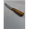 Image 3 : Curved Chef's Knife - 12" Fixed Blade