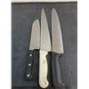 Image 3 : (3) Chef Knives (Tramontina, Nicole, Kitchen Essentials)