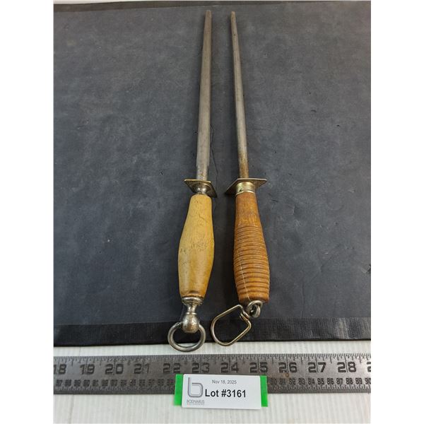 (2) Knife Sharpeners - 18" Length