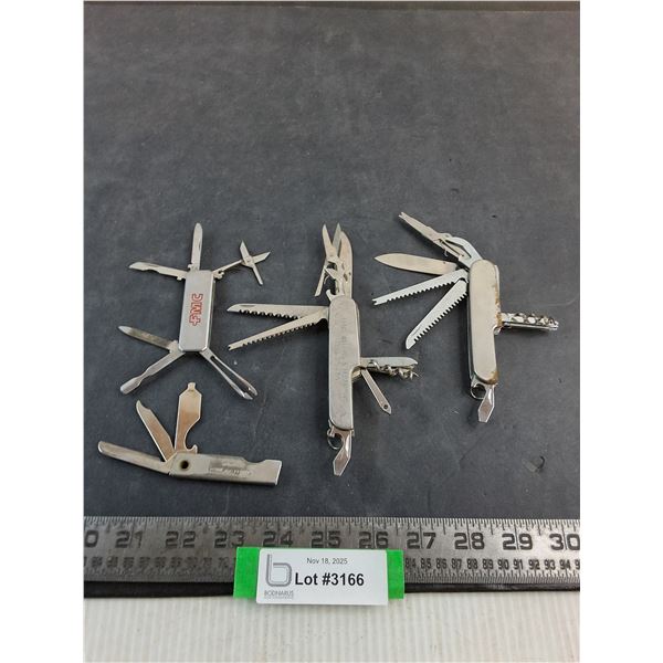 (4) Multi-Tool Jack Knives