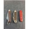 Image 2 : (3) Multi-Tool Jack Knives (Swiss Blade Broken)