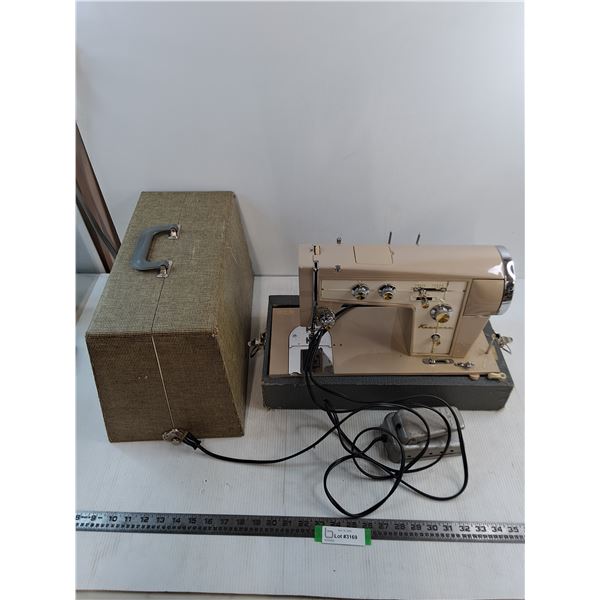 Vintage Kenmore "Tri-Span 88 Automatic" Portable Sewing Machine - Powers On - Pickup Only