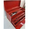 Image 2 : Beach Metal 'Cabinet Style' Tool Box - 9x11.5x21" - Pickup Preferred