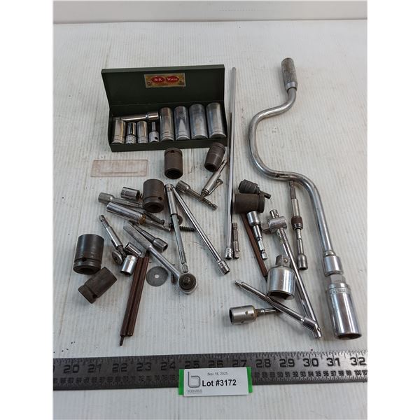 Assorted Sockets, Speed Wrench, Misc.