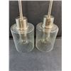 Image 2 : Pair of Pendant Lights - 29" Length - Untested - Pickup Preferred