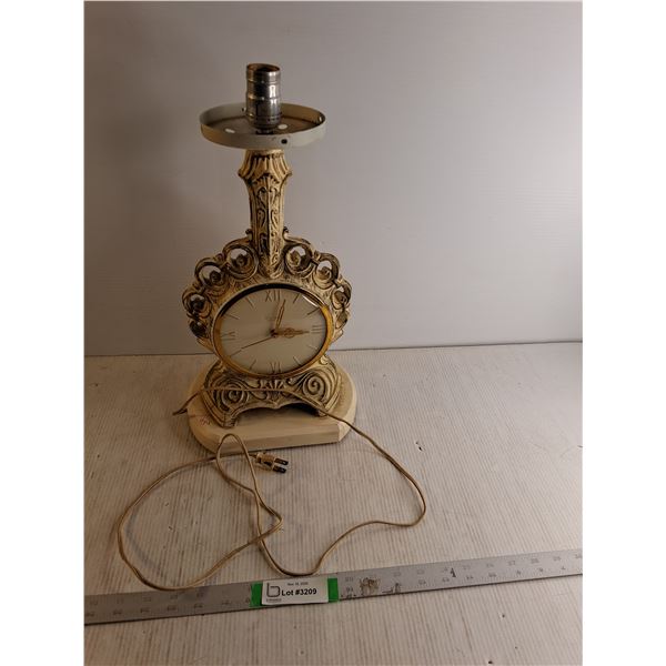 Candle Holder Clock- Powers On 17.5"x9.5"
