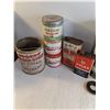 Image 3 : Variety Of Tobacco Tins, Brake Fluid, Gulf Motor Oil, Degreasing Concentrate, Misc-Cannot Ship